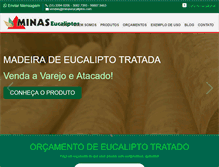 Tablet Screenshot of minaseucaliptos.com